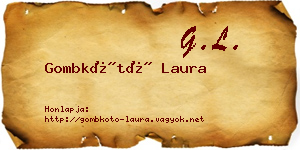 Gombkötő Laura névjegykártya